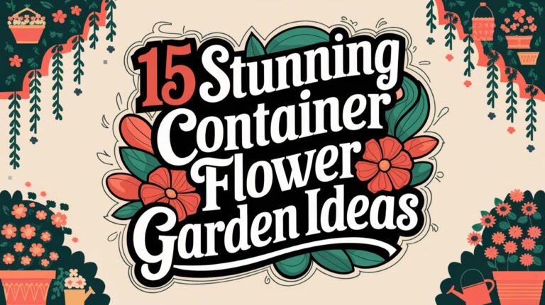 Stunning Container Flower Garden Ideas